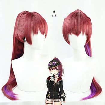 Amazon.co.jp: コスプレウィッグ 宝鐘マリン ‍ホロライブ3期生